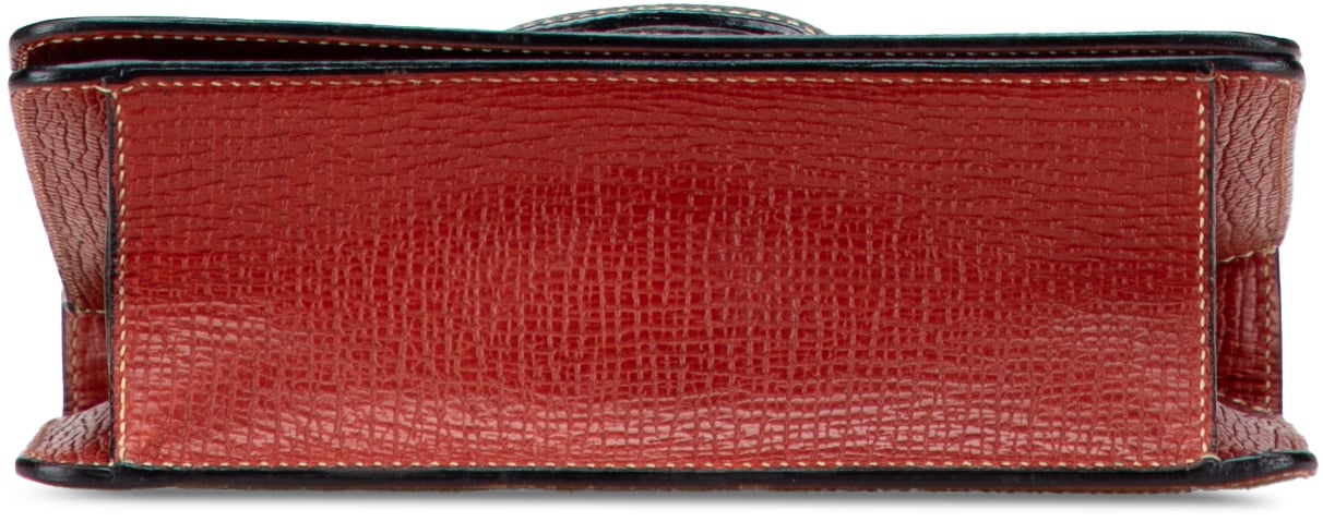 Loewe Textured Leather Barcelona Handbag Rood