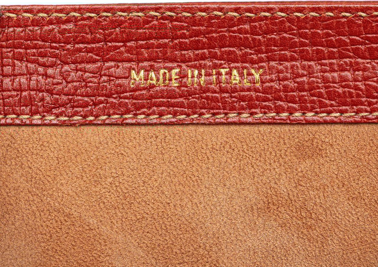 Loewe Textured Leather Barcelona Handbag Rood