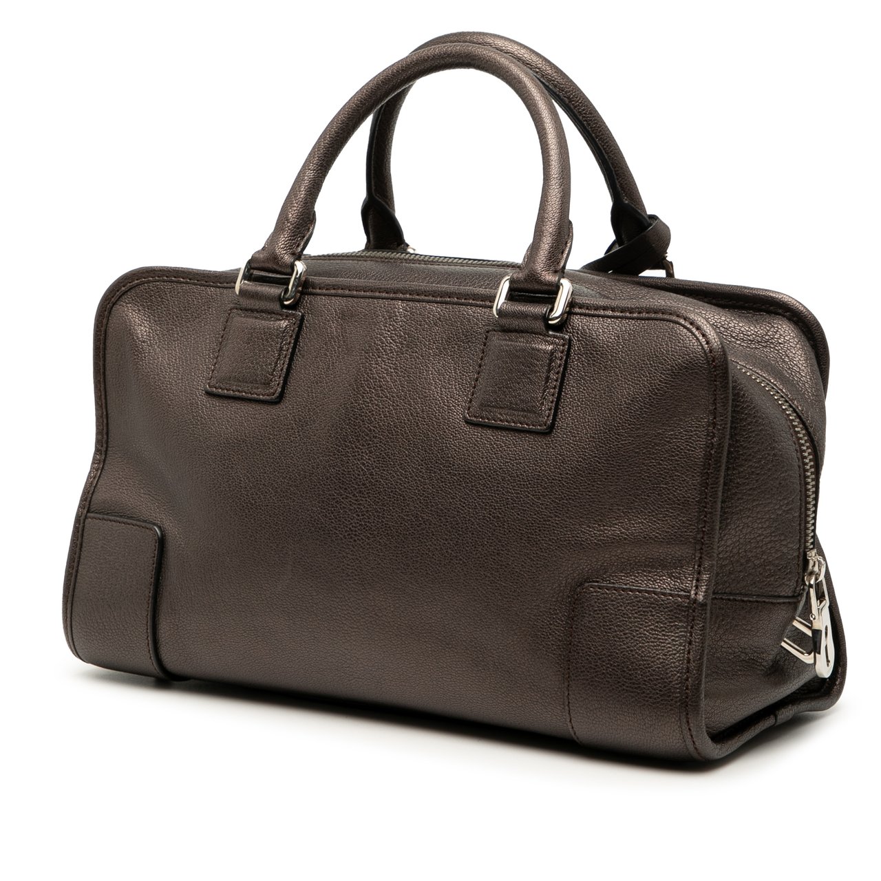Loewe Metallic Goatskin Amazona 28 Bruin