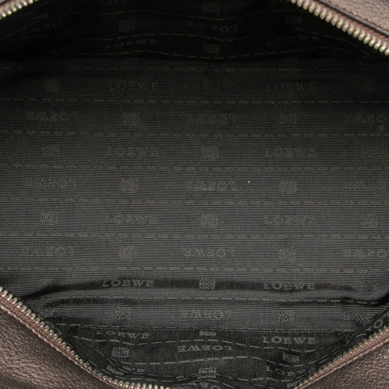 Loewe Metallic Goatskin Amazona 28 Bruin