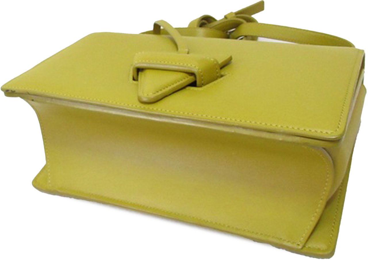 Loewe Small Leather Barcelona Crossbody Geel