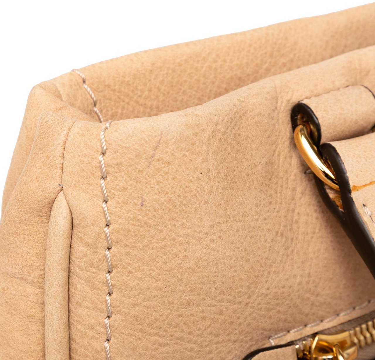 Loewe Nubuck Anagram Madrid Fringe Shoulder Bag Bruin