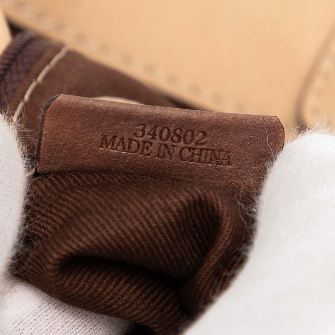 Loewe Nubuck Anagram Madrid Fringe Shoulder Bag Bruin