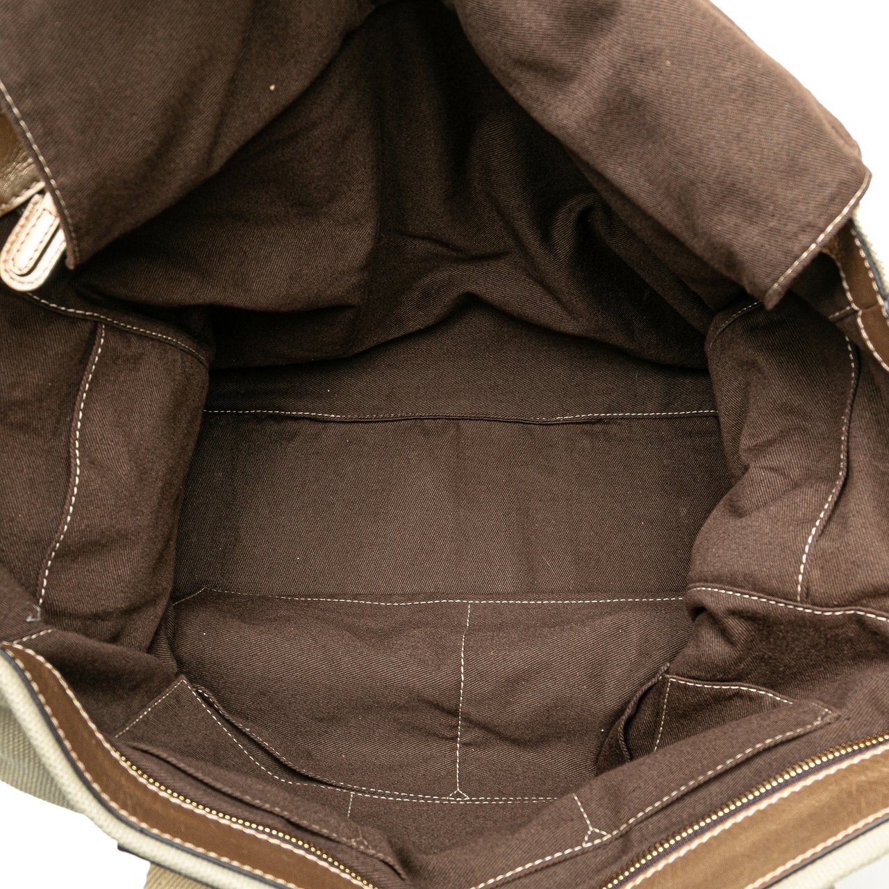 Loewe Anagram Canvas Satchel Bruin