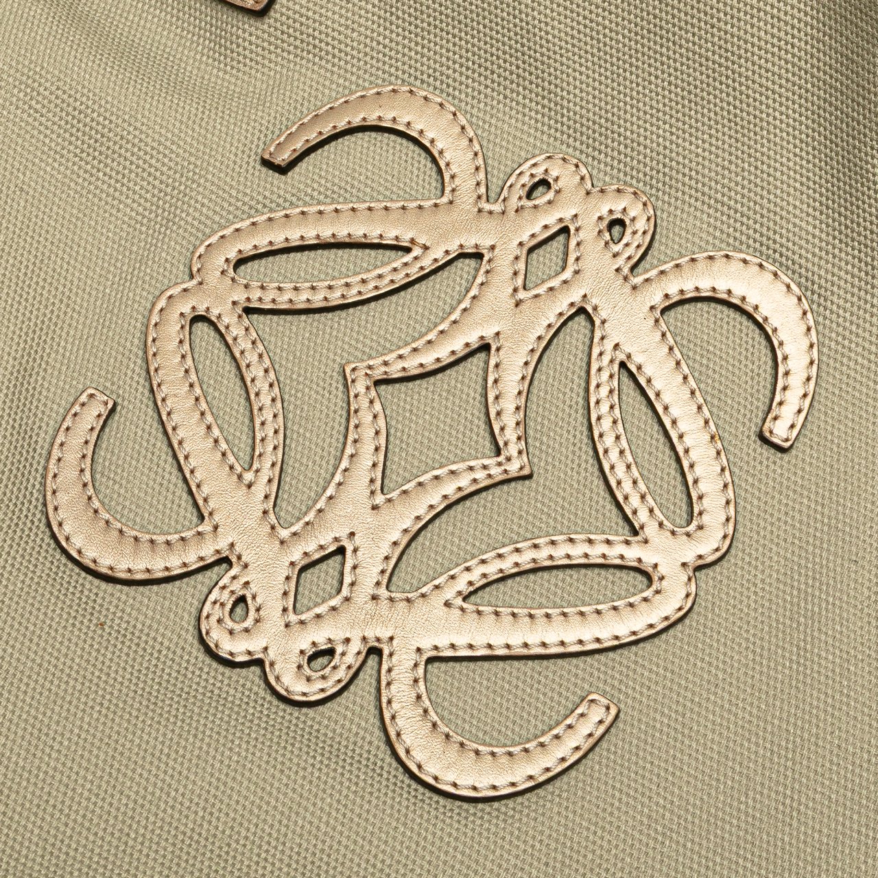 Loewe Anagram Canvas Satchel Bruin