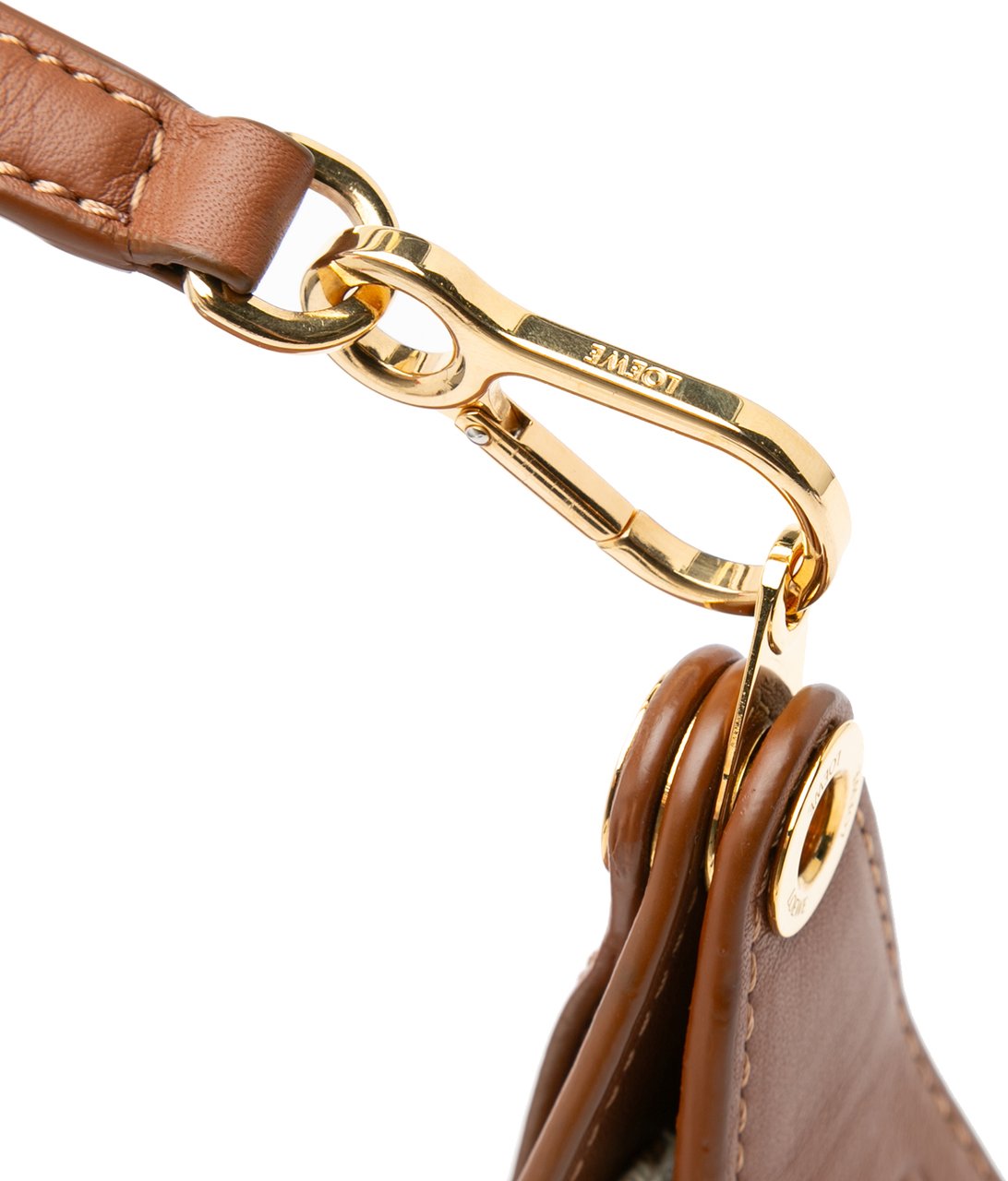 Loewe Anagram Canvas Luna Hobo Bruin