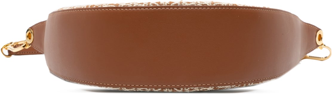 Loewe Anagram Canvas Luna Hobo Bruin