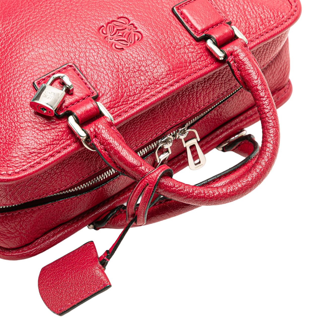 Loewe Leather Amazona 23 Roze