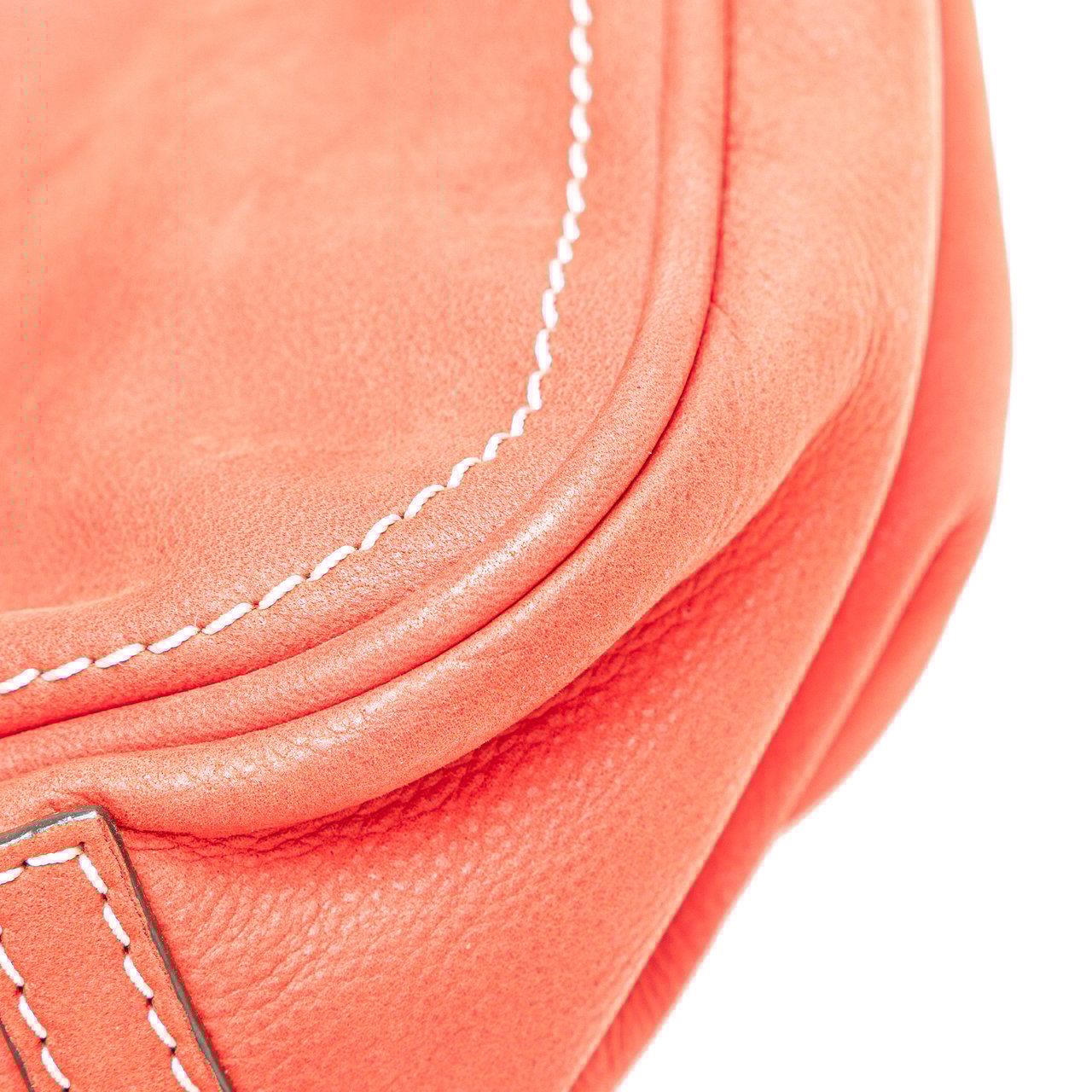 Loewe Nubuck Anagram Madrid Fringe Shoulder Bag Rood