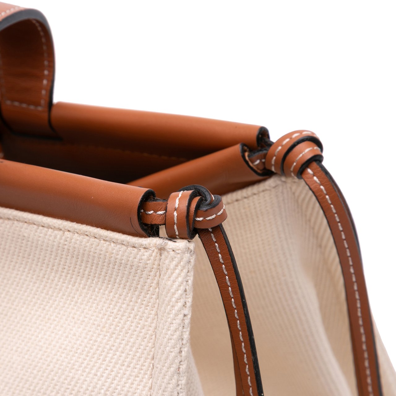 Loewe Large Canvas Cushion Tote Bruin