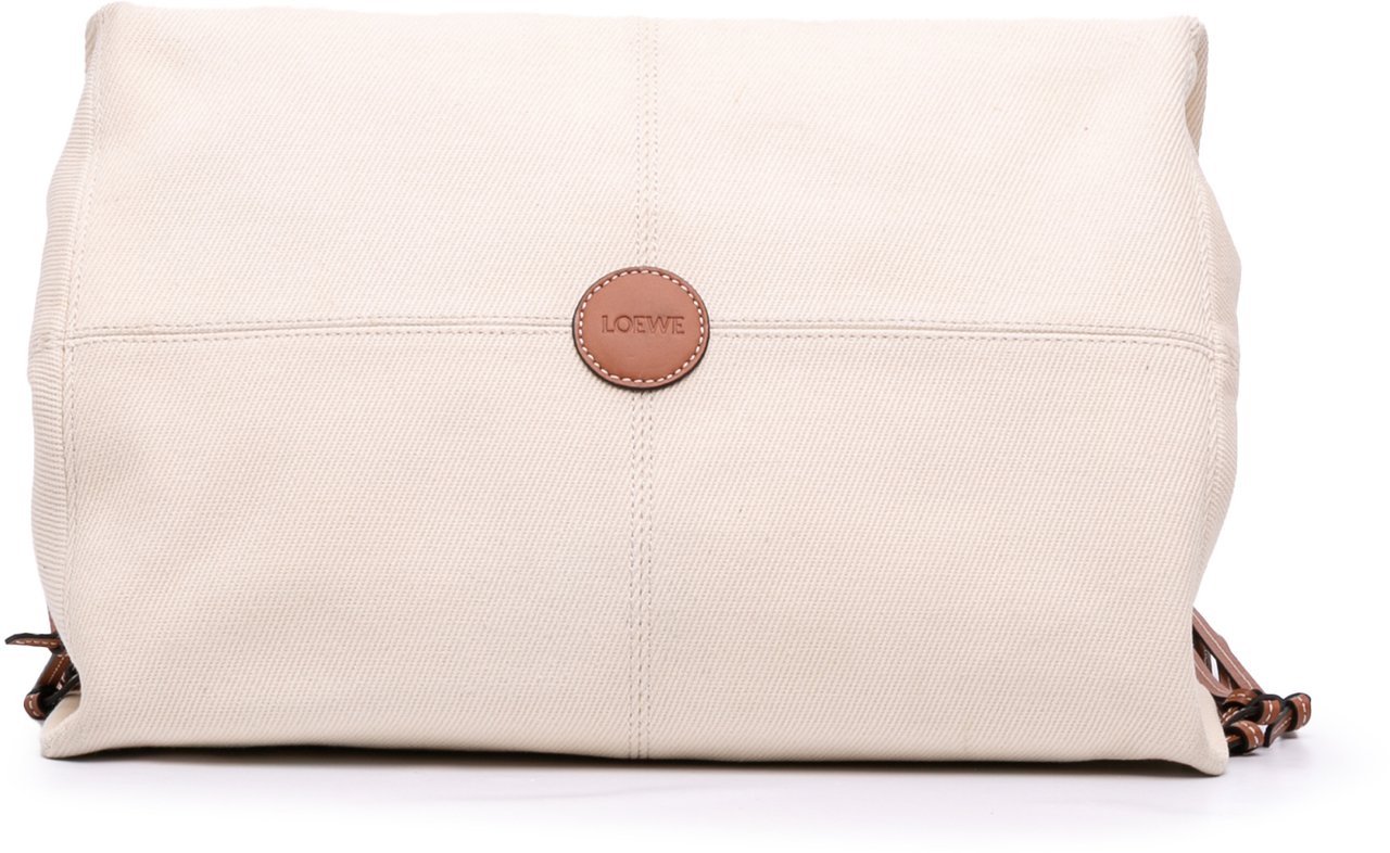 Loewe Large Canvas Cushion Tote Bruin