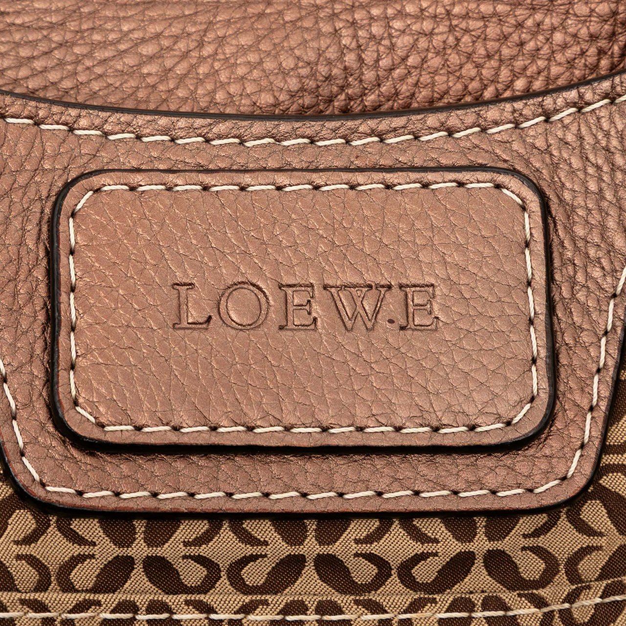 Loewe Anagram Canvas Tote Bruin