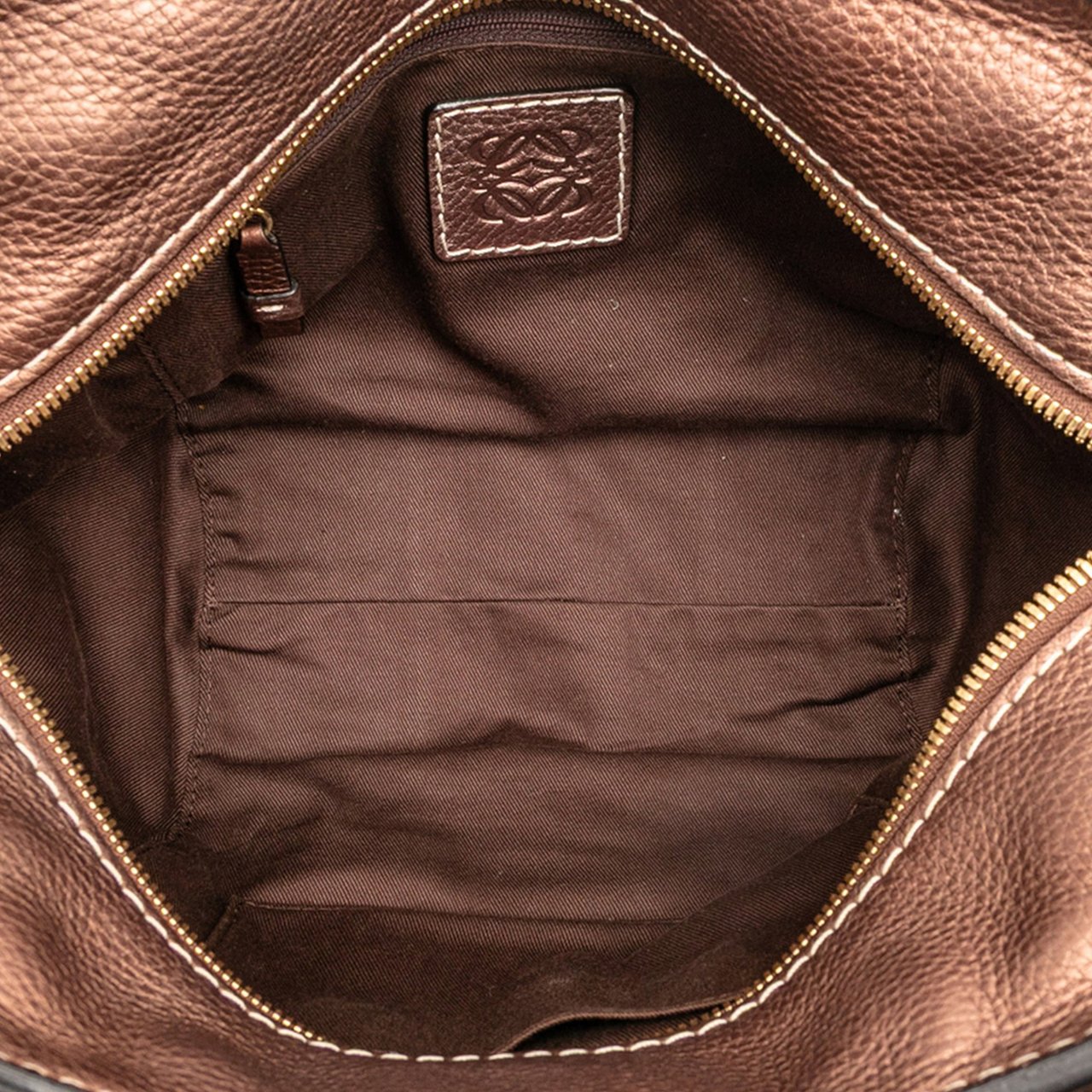 Loewe Anagram Canvas Tote Bruin