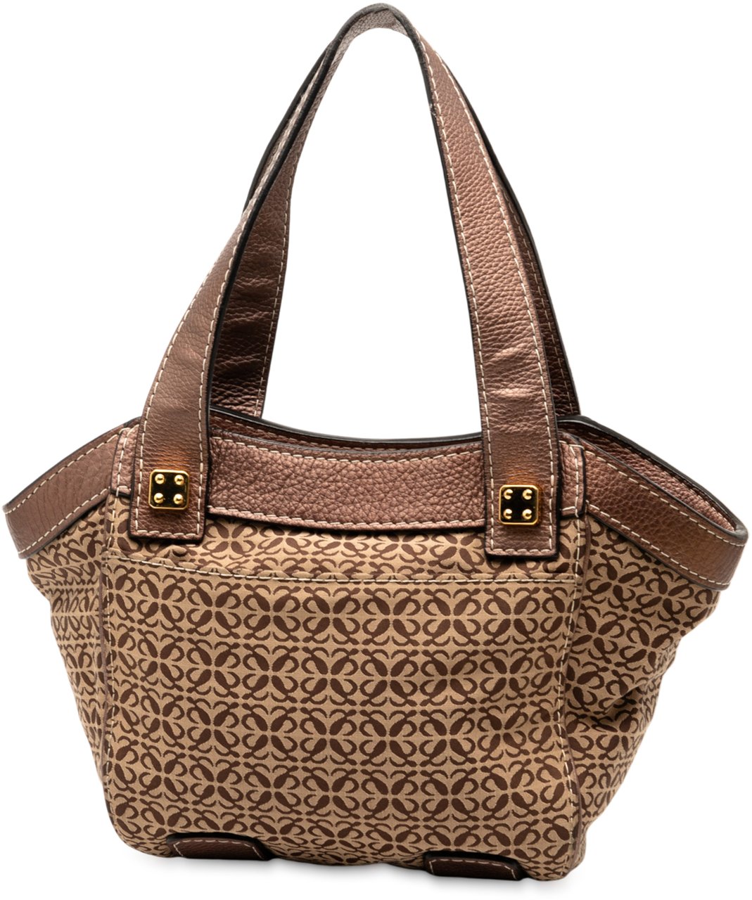 Loewe Anagram Canvas Tote Bruin