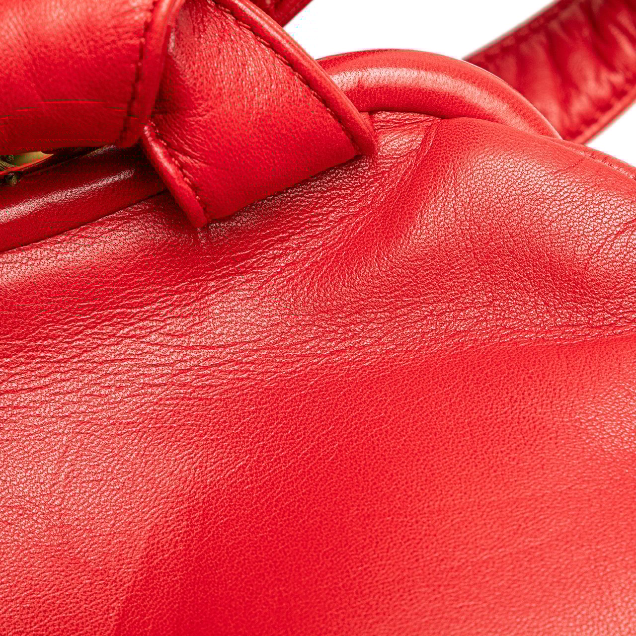 Loewe Leather Anagram Frame Handbag Rood