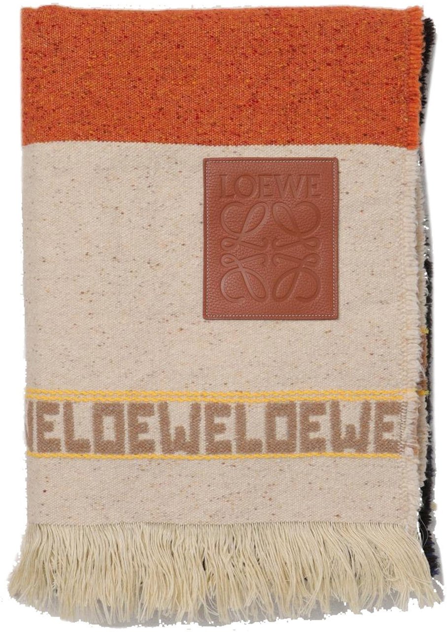 Loewe Loewe Wool Blend Blancket Beige