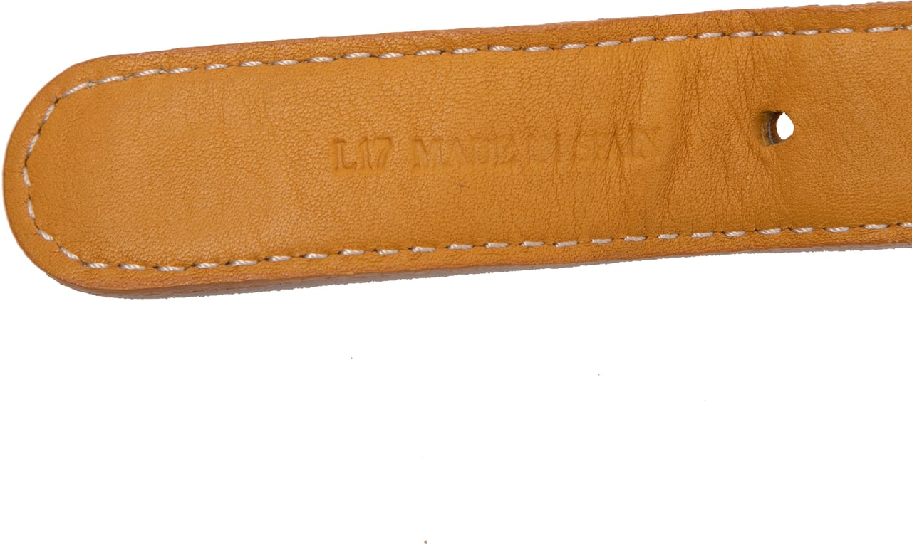 Loewe Leather Anton Backpack Geel