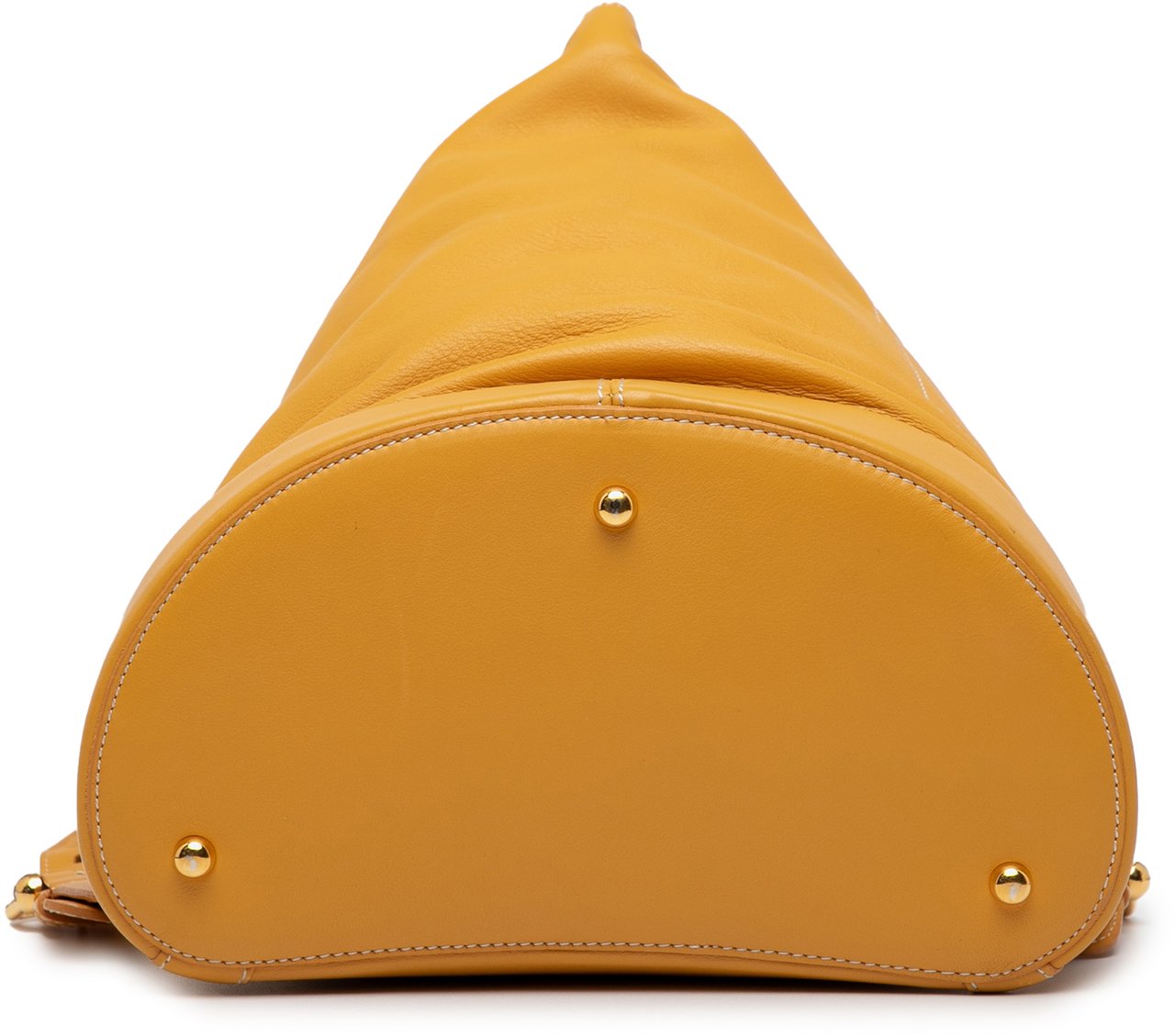 Loewe Leather Anton Backpack Geel