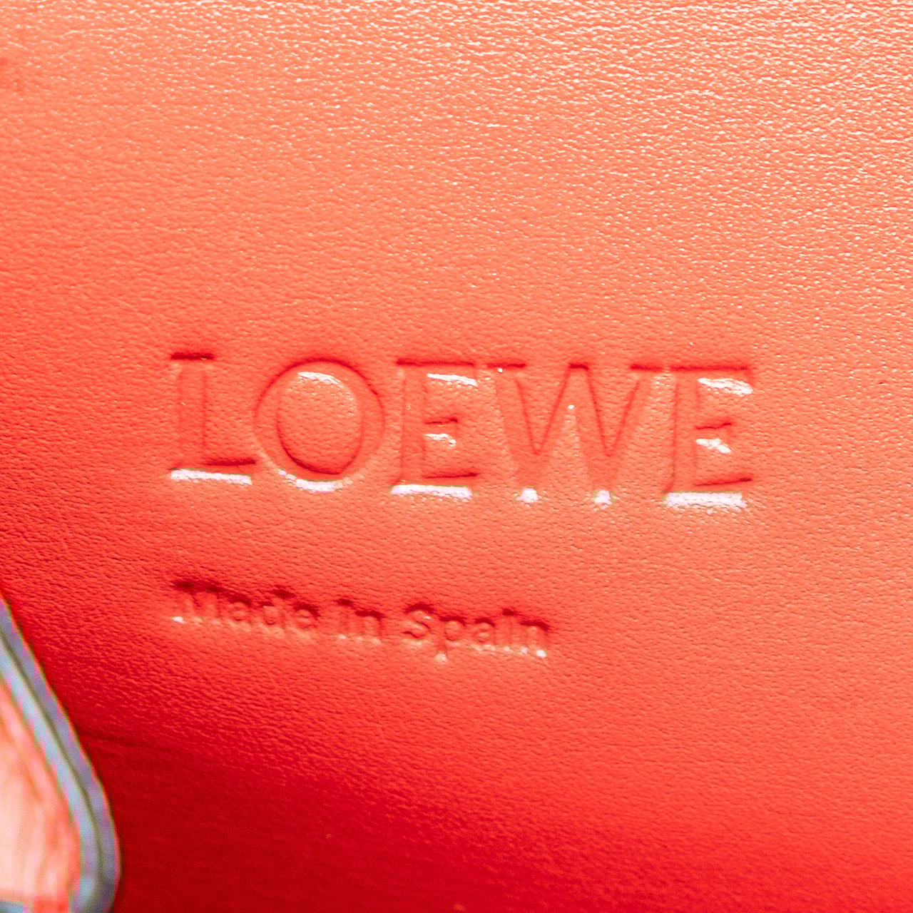 Loewe Medium Leather Barcelona Crossbody Rood
