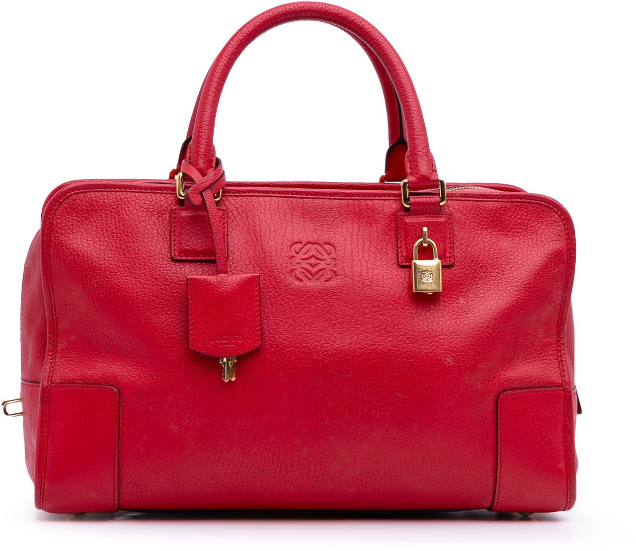 Loewe Leather Amazona 36 Rood