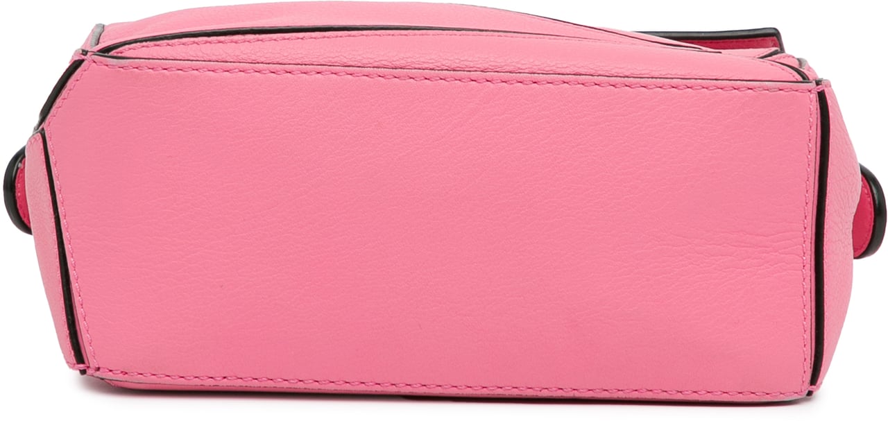 Loewe Mini Calfskin Puzzle Satchel Roze