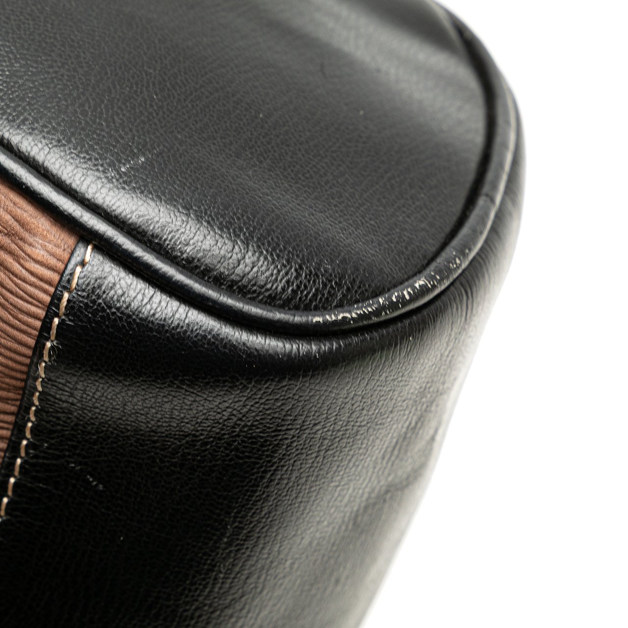 Loewe Leather Velazquez Pouch Bruin