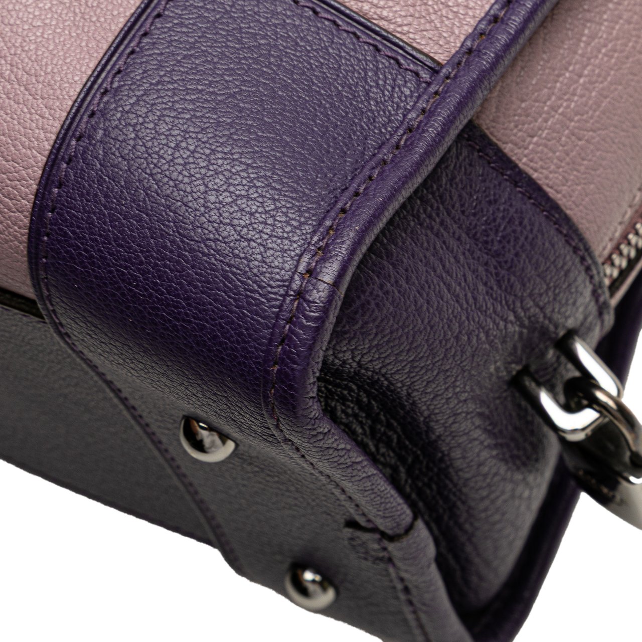 Loewe Tricolor Goatskin Amazona 28 Paars