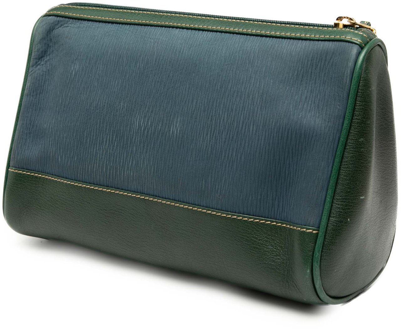 Loewe Leather Velazquez Pouch Blauw