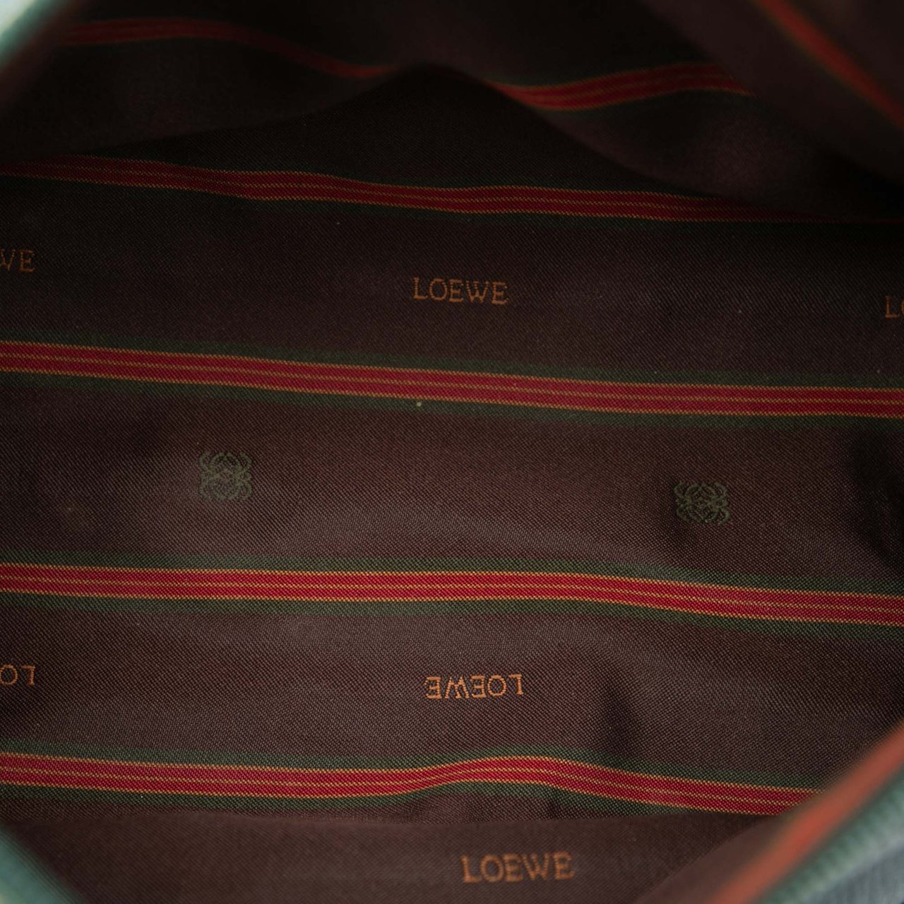 Loewe Leather Velazquez Pouch Blauw