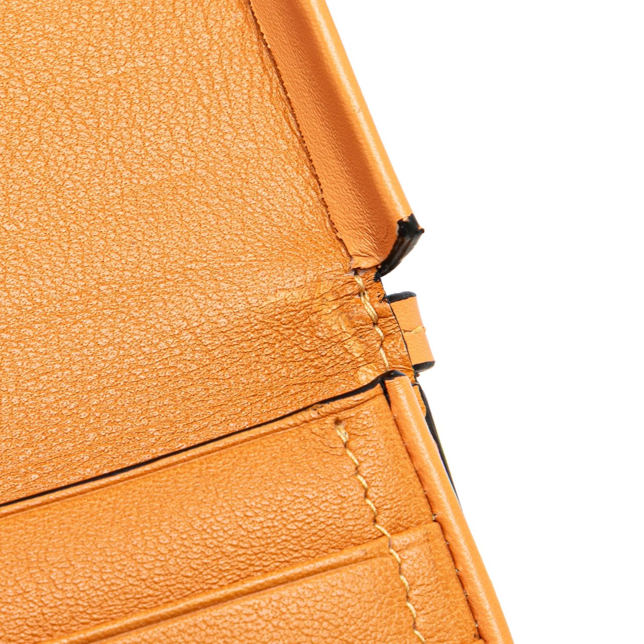 Loewe Small Soft Calfskin Heel Pouch Oranje