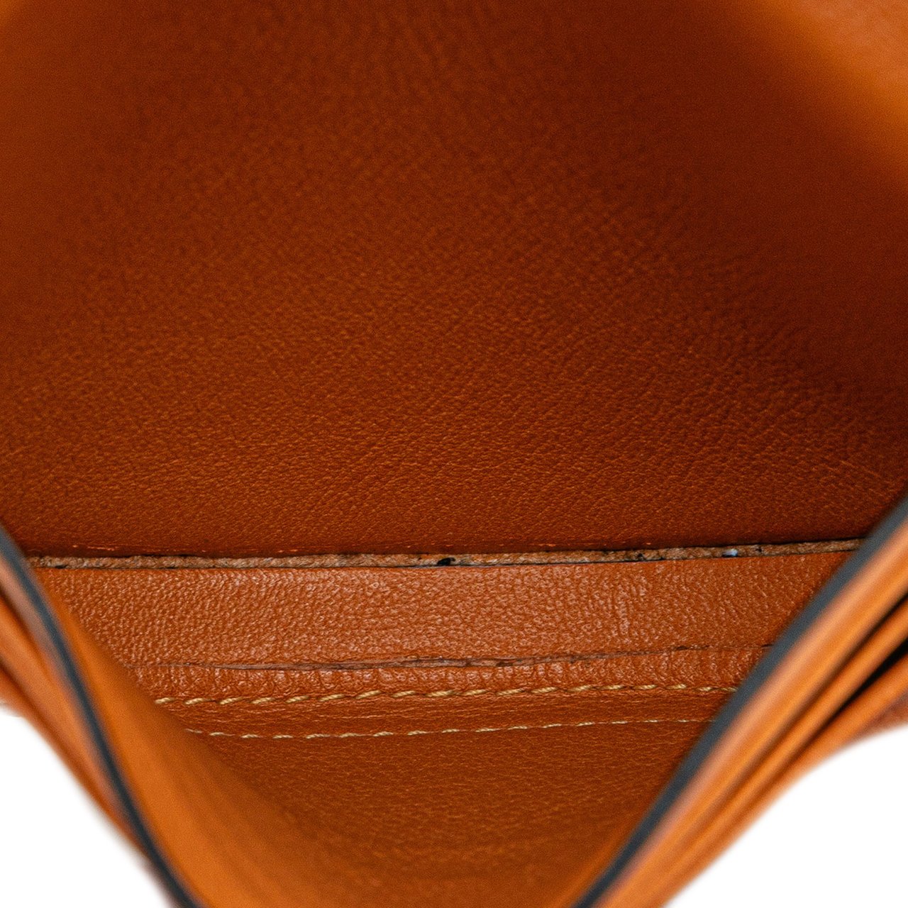 Loewe Small Soft Calfskin Heel Pouch Oranje