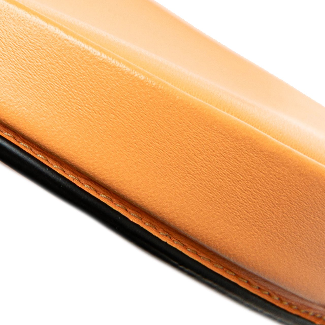 Loewe Small Soft Calfskin Heel Pouch Oranje