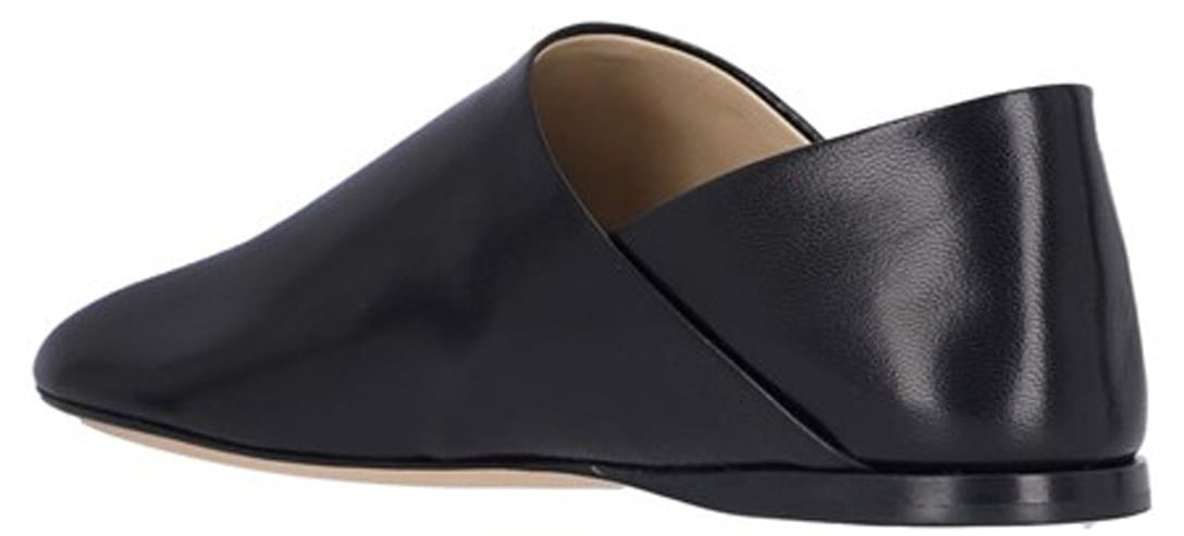 Loewe Loewe 'Slipper Toy' Leather Loafers Zwart