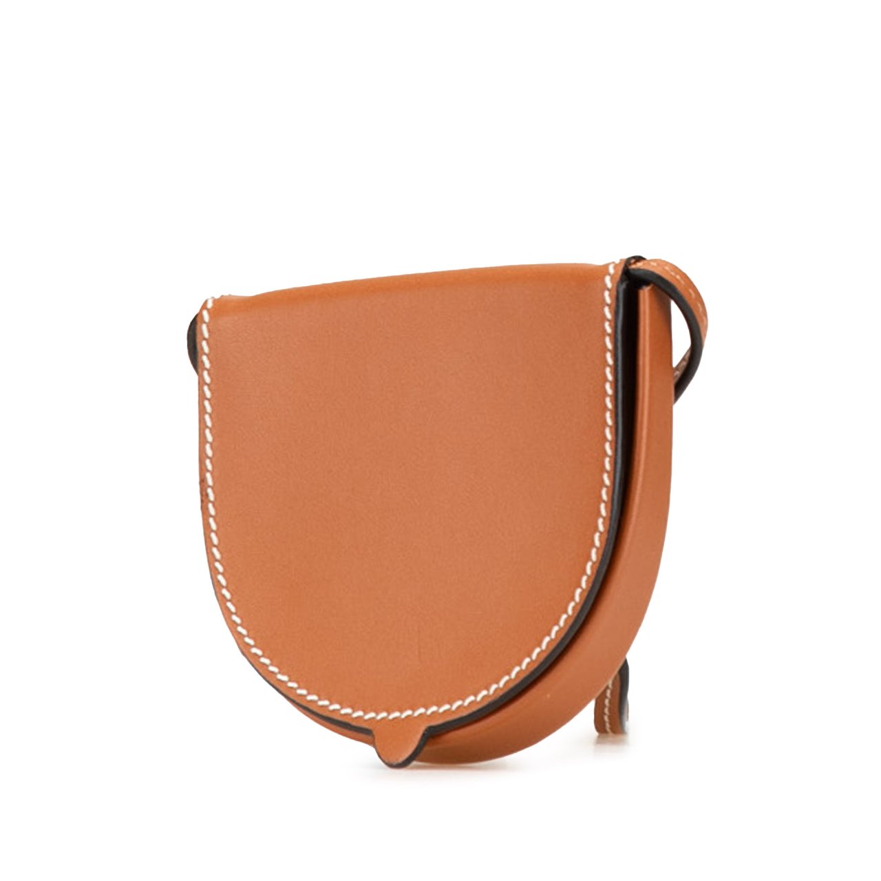 Loewe Mini Soft Calfskin Heel Pouch Bruin