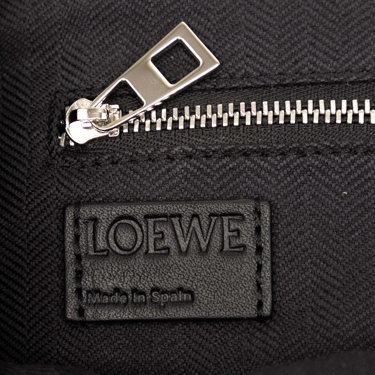 Loewe Small Leather Goya Stars Backpack Zwart