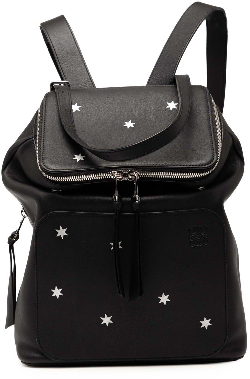 Loewe Small Leather Goya Stars Backpack Zwart