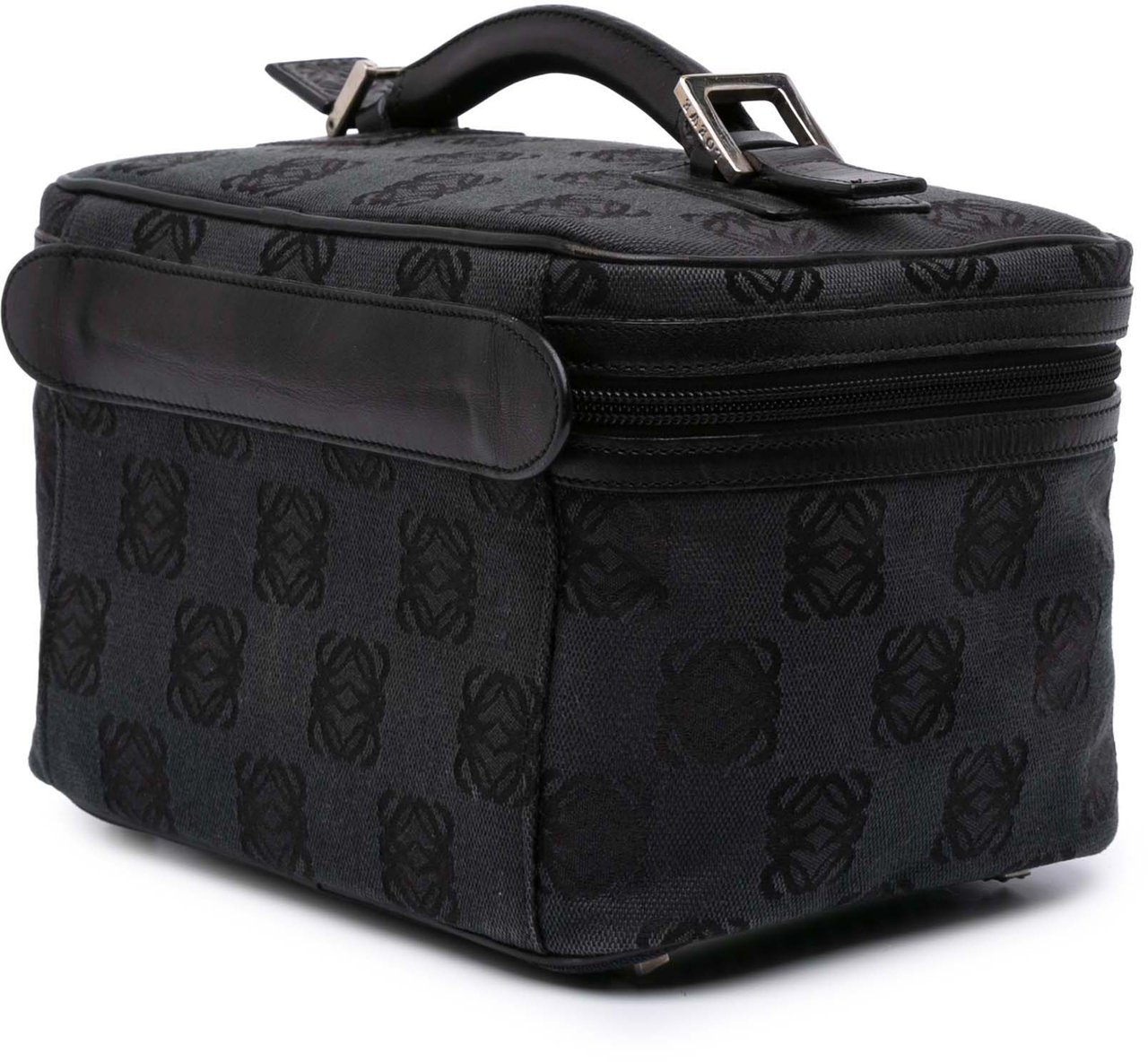 Loewe Anagram Canvas Vanity Case Zwart