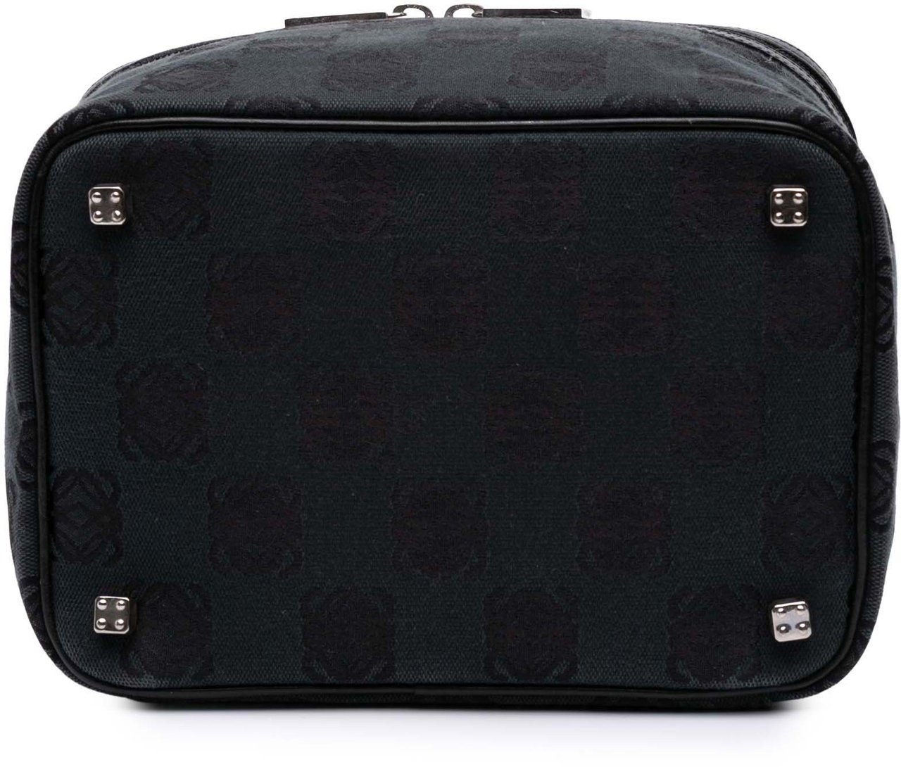 Loewe Anagram Canvas Vanity Case Zwart