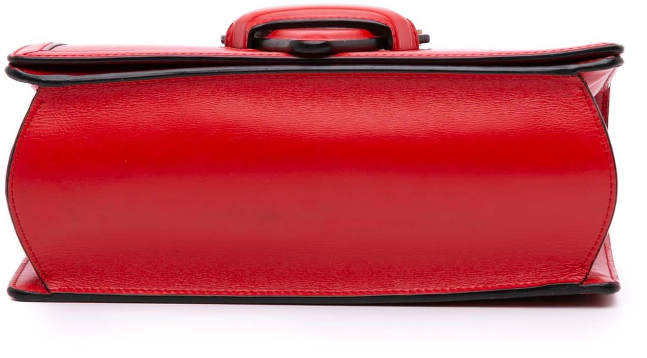 Loewe Medium Leather Barcelona Crossbody Rood