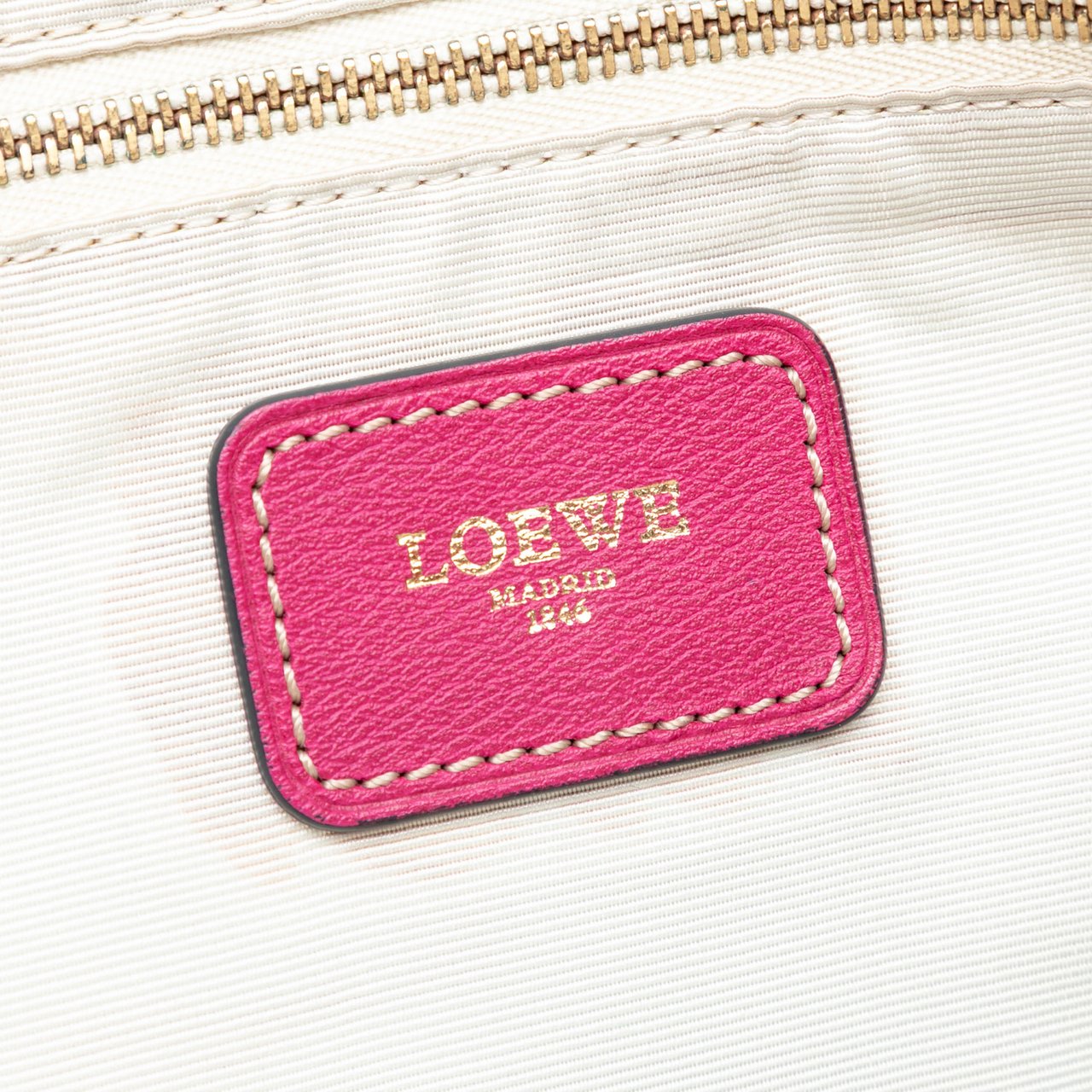 Loewe Anagram Canvas Tote Roze