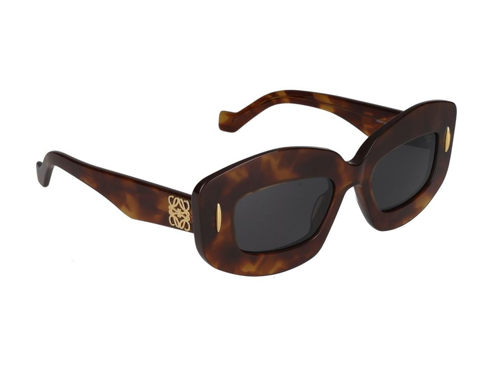 Loewe Tortoiseshell Oversized Square Sunglasses Zwart