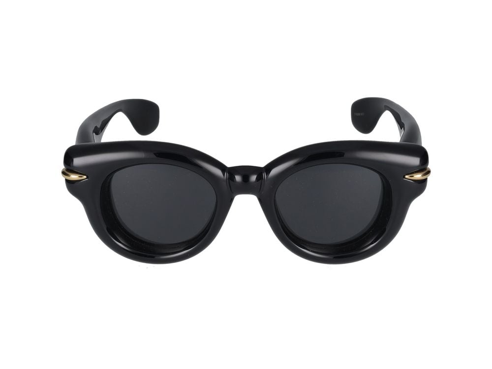 Loewe Black Oversized Round Sunglasses Zwart