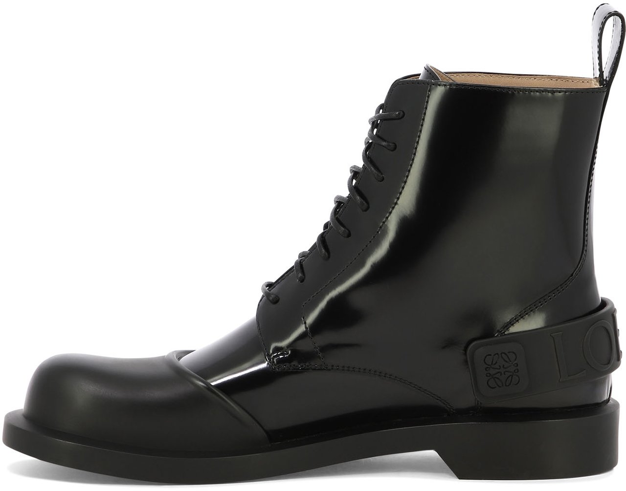 Loewe "Campo" lace-up boots Zwart