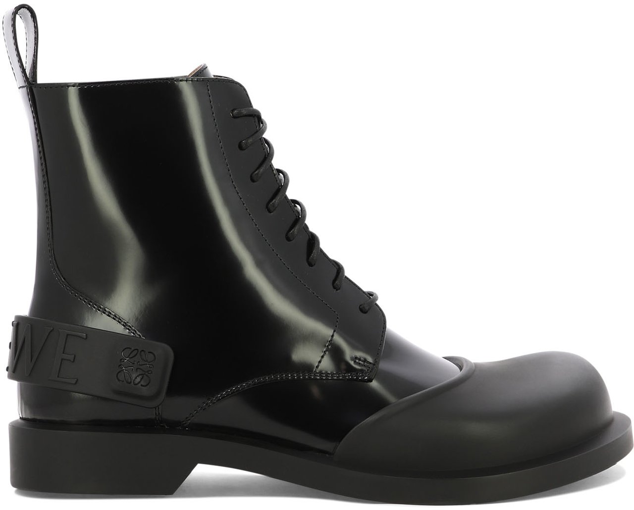 Loewe "Campo" lace-up boots Zwart