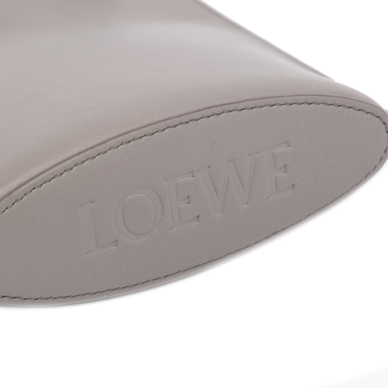 Loewe Calfskin Dice Pocket Crossbody Grijs