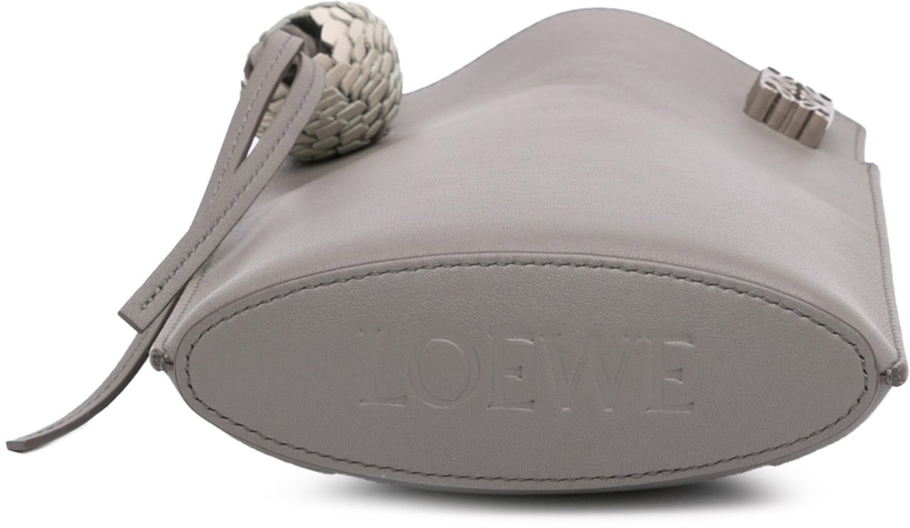 Loewe Calfskin Dice Pocket Crossbody Grijs