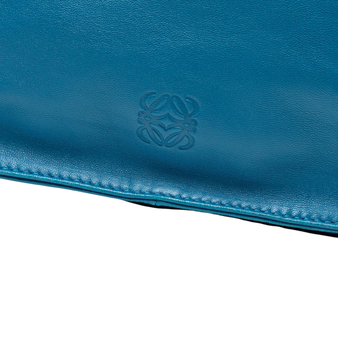 Loewe Nappa Flamenco Tassel Crossbody Blauw