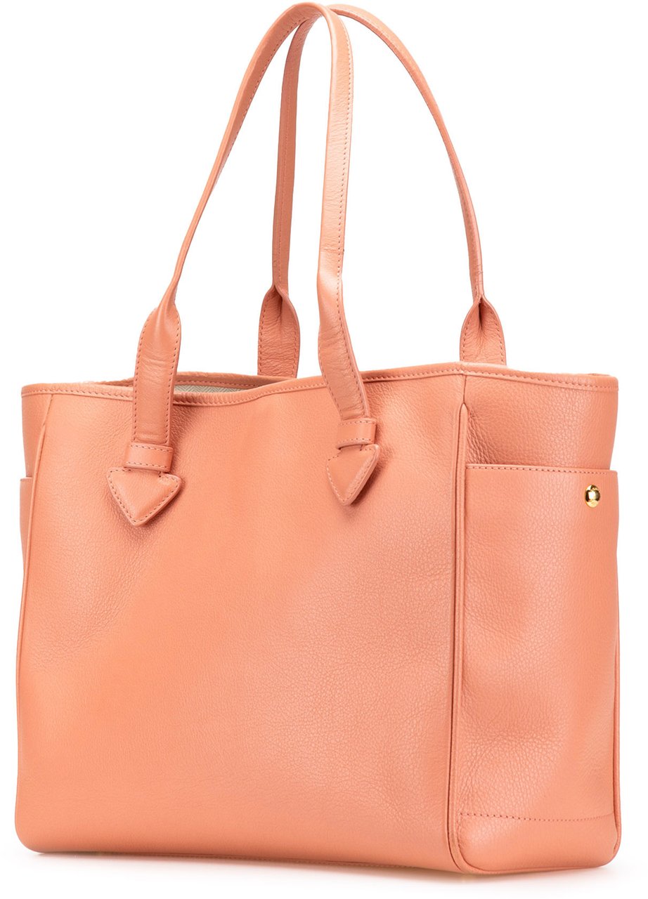 Loewe Leather Heritage Tote Roze