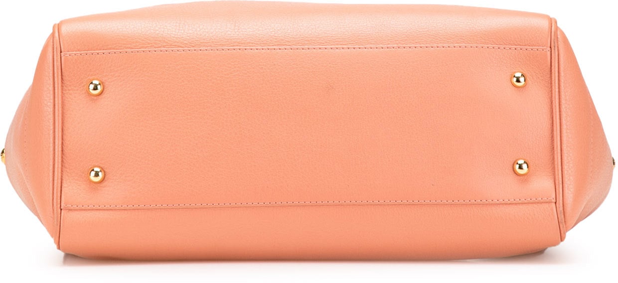 Loewe Leather Heritage Tote Roze