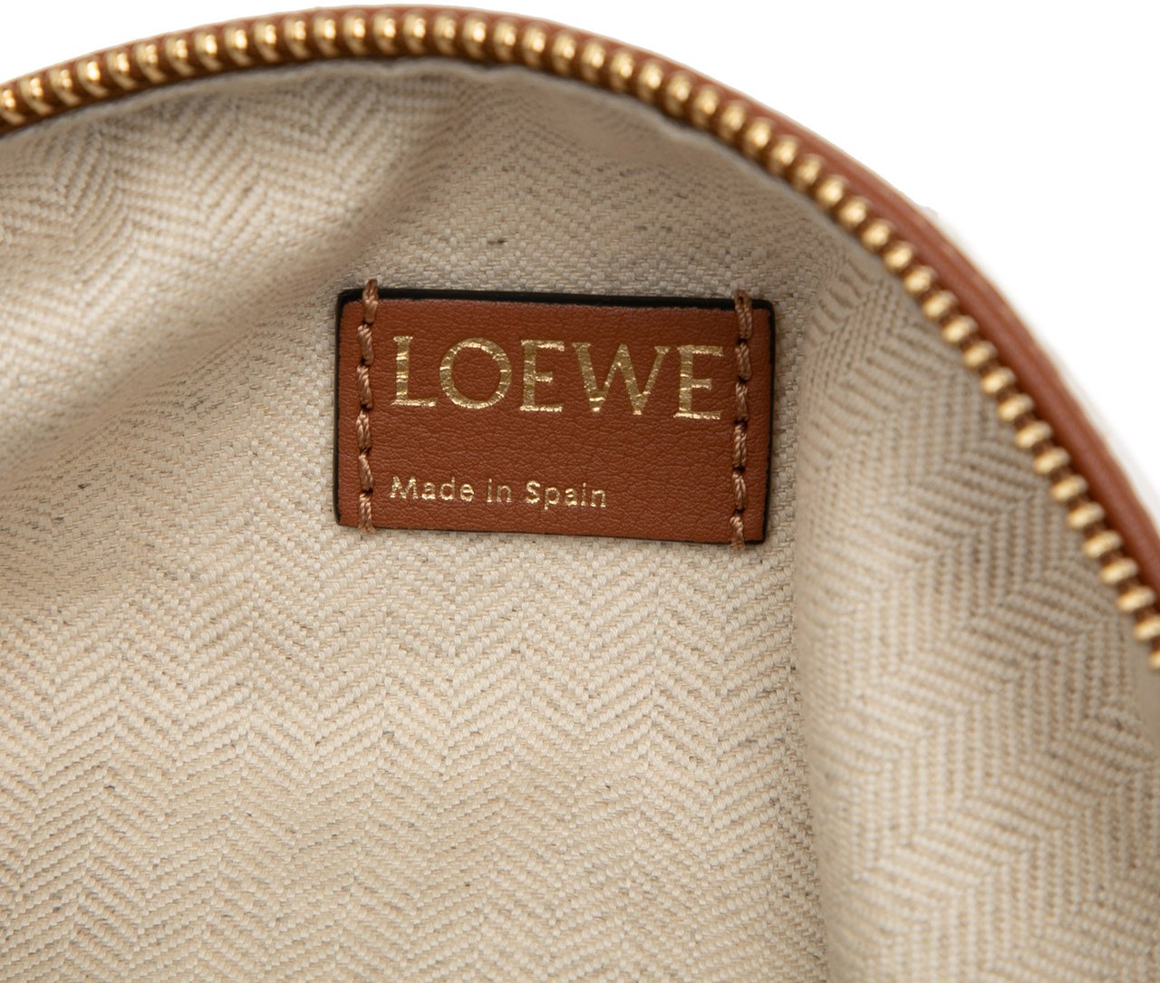 Loewe Small Anagram Jacquard Cubi Bag Bruin